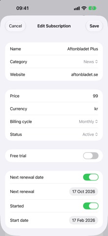 Subscout: Subscription Tracker screenshot 4