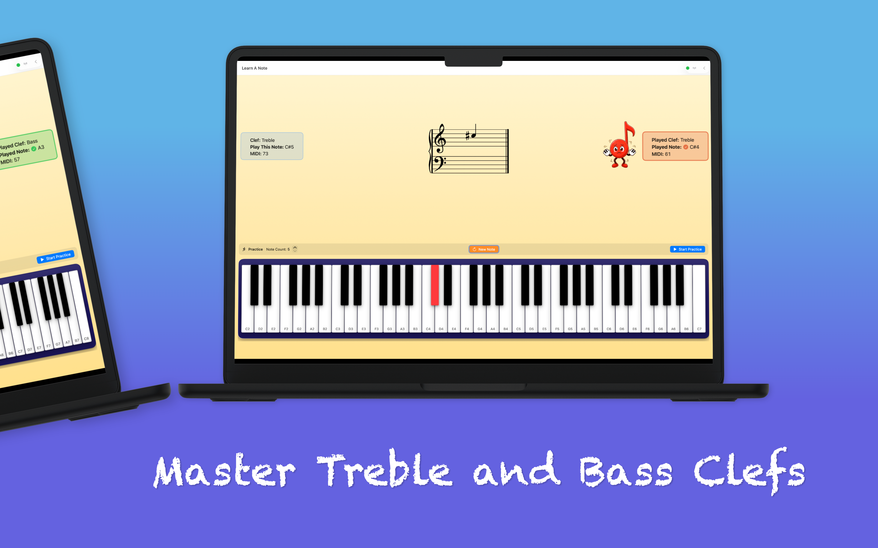Learn A Note: Note Practice