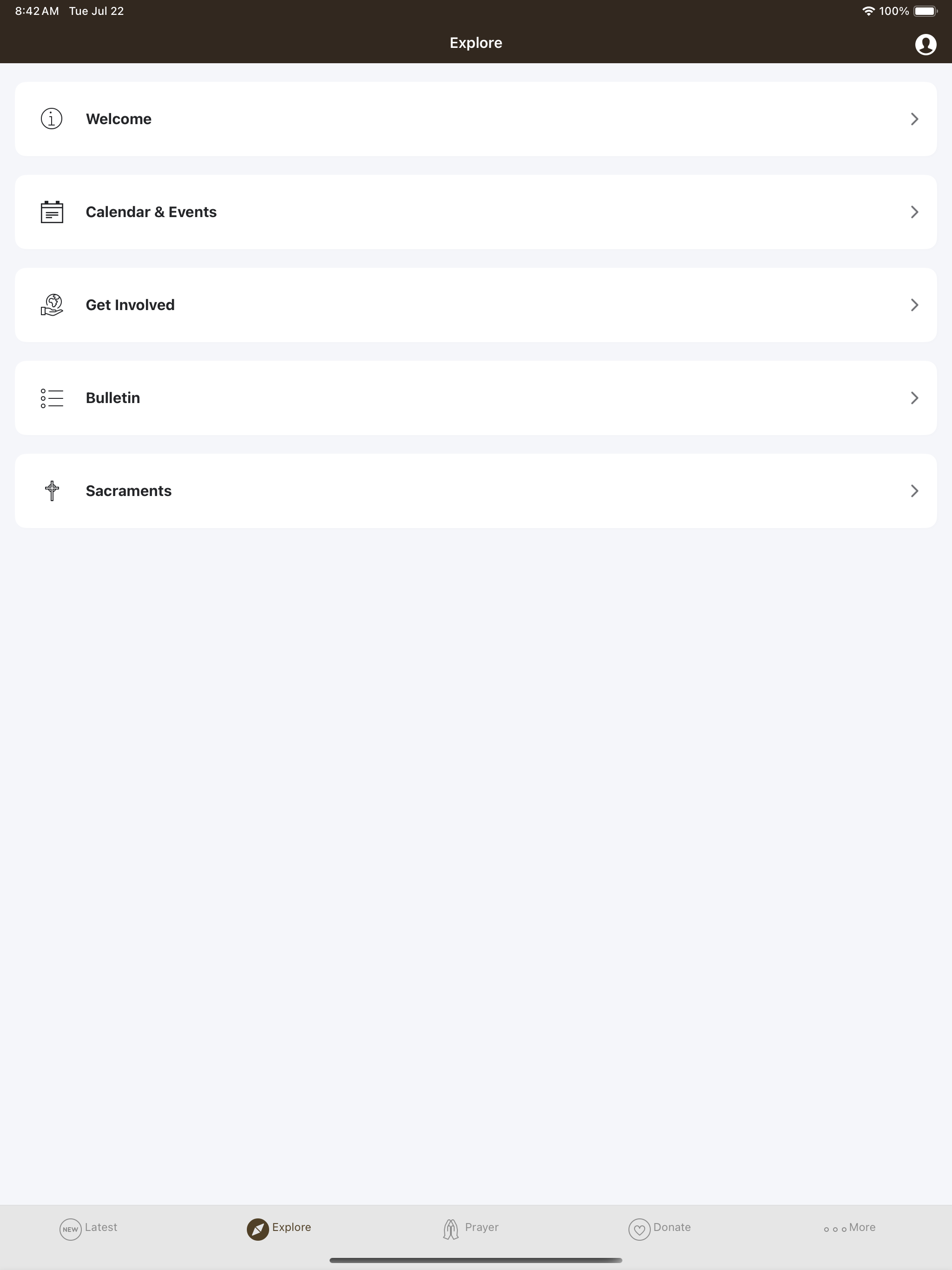 SFA Parish App