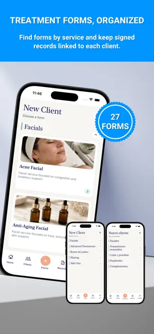 Facial Forms - Estheticians screenshot 4
