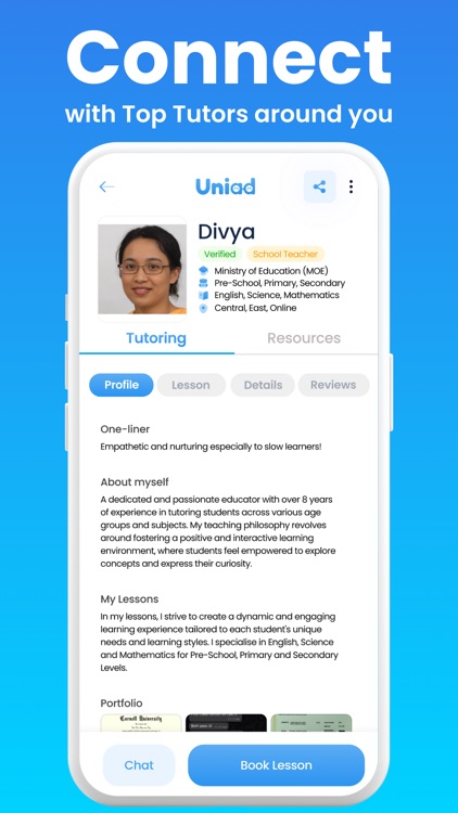 Uniad: Find Tutors, Students