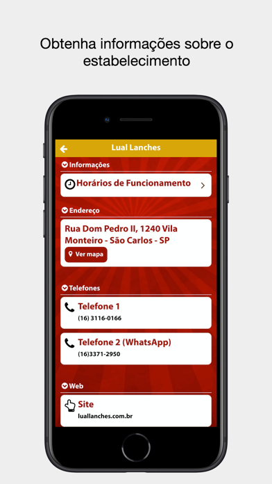Lual Lanches app screenshot 3