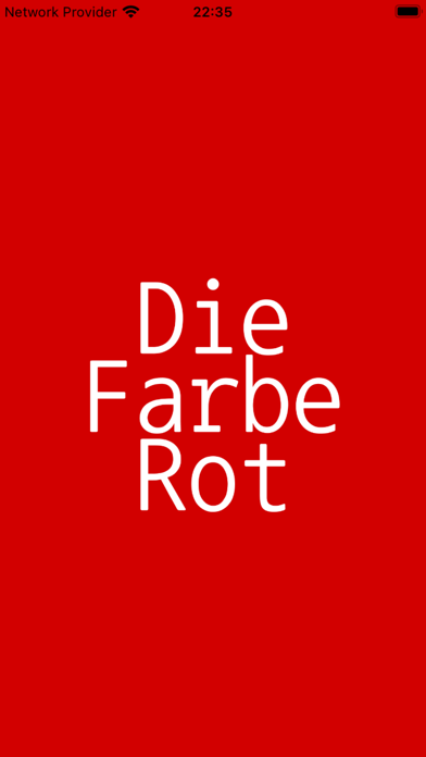 Die Farbe Rot Screenshot