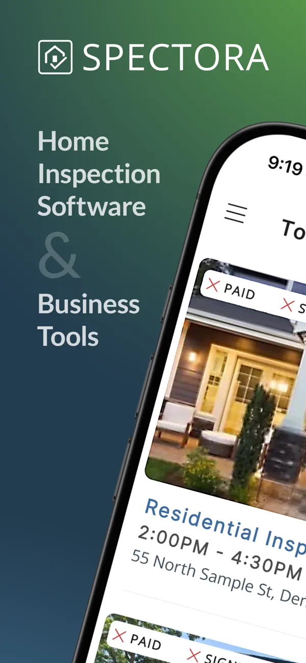Screenshot #1 pour Spectora Inspection Software