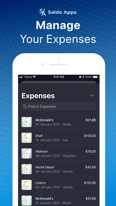 Receipt Scanner by Saldo Apps Screenshot