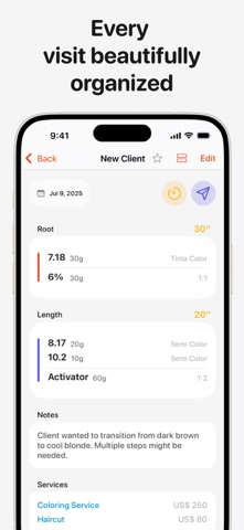 Tintheque:  Save Hair Formulas screenshot
