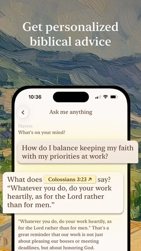 Haven - Bible Chat screenshot 5 of 5