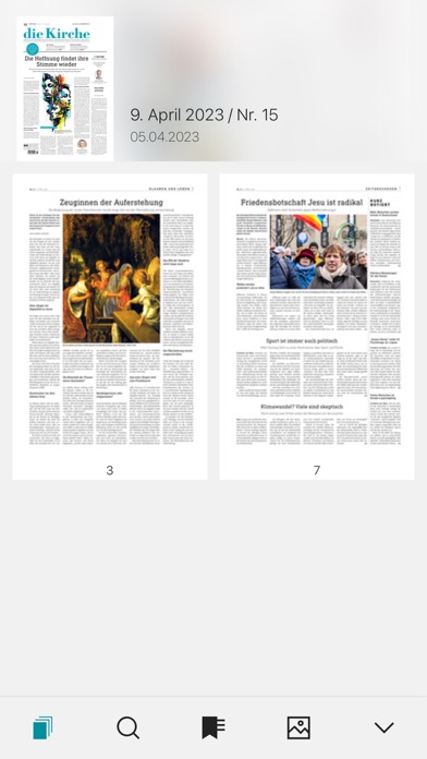 Evang. Zeitung - die Kirche Screenshot