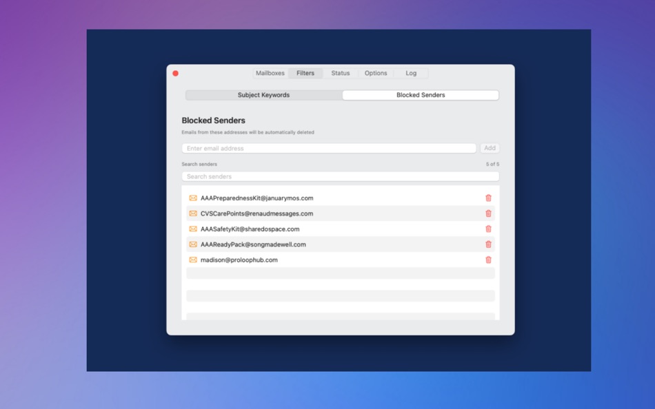 #3. SpamOut (macOS) Podle: xProline