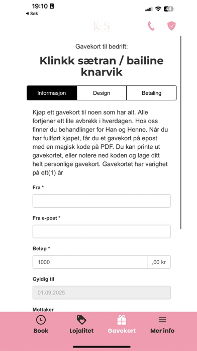 Klinikk Sætran Screenshot 3 - AppWisp.com