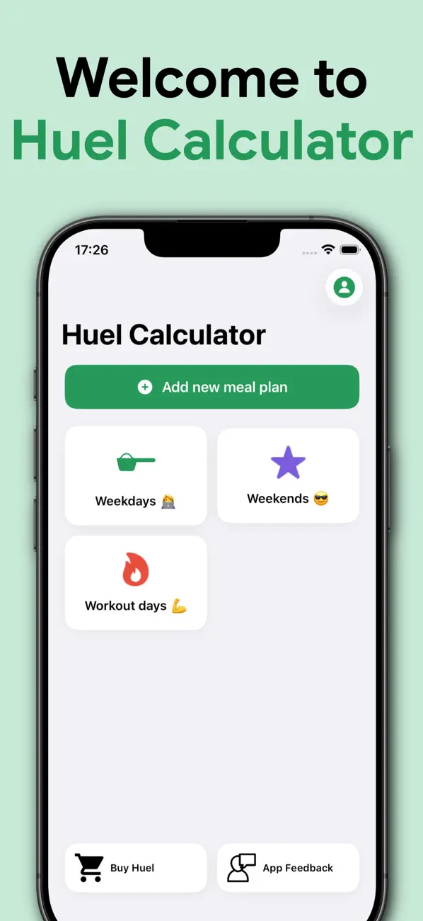 Screenshot #1 pour Huel Calculator