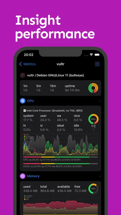 NeoServer: SSH Client|Terminal iPhone-skjermbilde 2