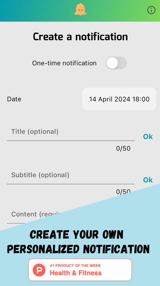 #1. Good Vibes Notifications (iOS) 由: julien DOLAIS