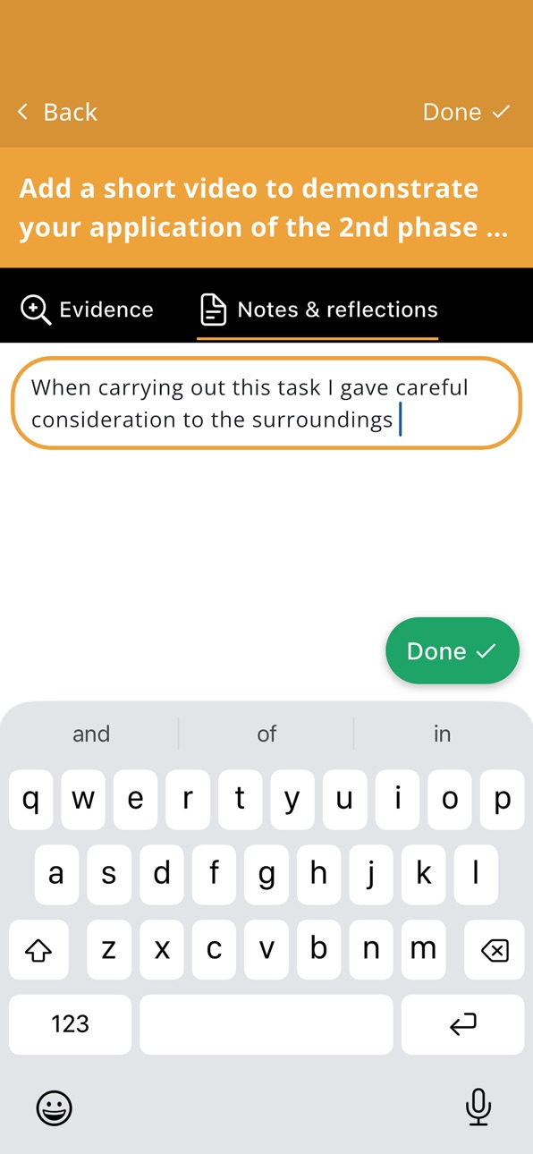 iPhone screenshot
