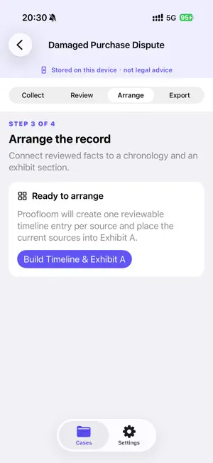 Proofloom: Evidence Organizer screenshot 4