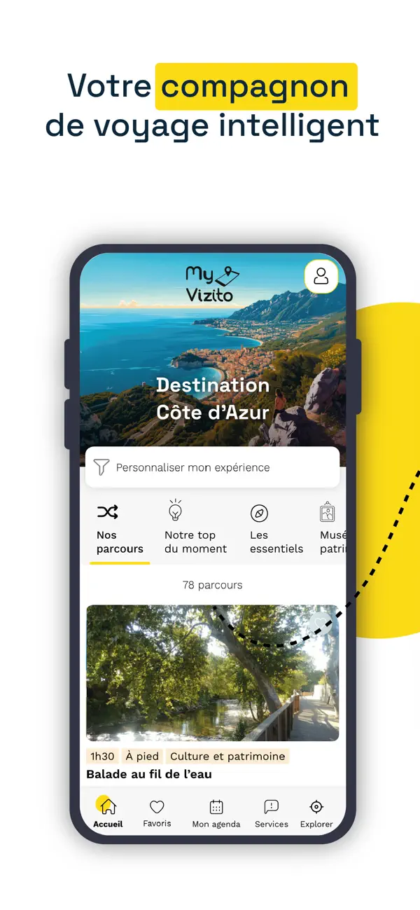 Screenshot #1 pour MyVizito Côte d'Azur