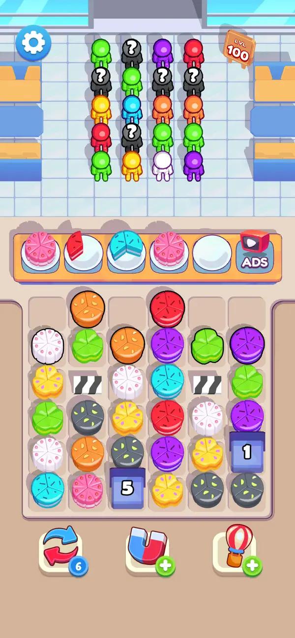 Screenshot #1 pour Cake Out Master Puzzle