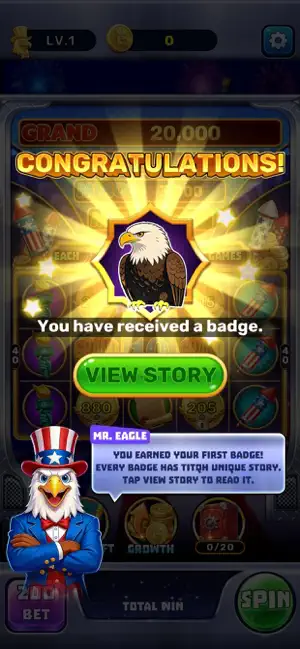 Liberty Eagle Slots screenshot 2