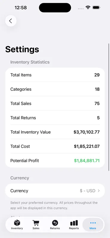 Vestry: Clothing Inventory Pro screenshot 7 of 10