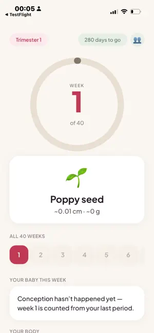 Pregnancy Tracker: AI Names screenshot 1