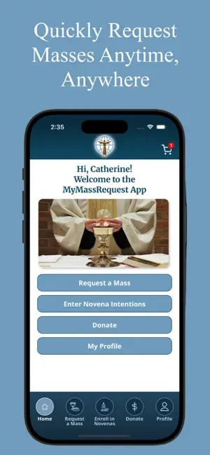 myMassRequest Official App screenshot 1