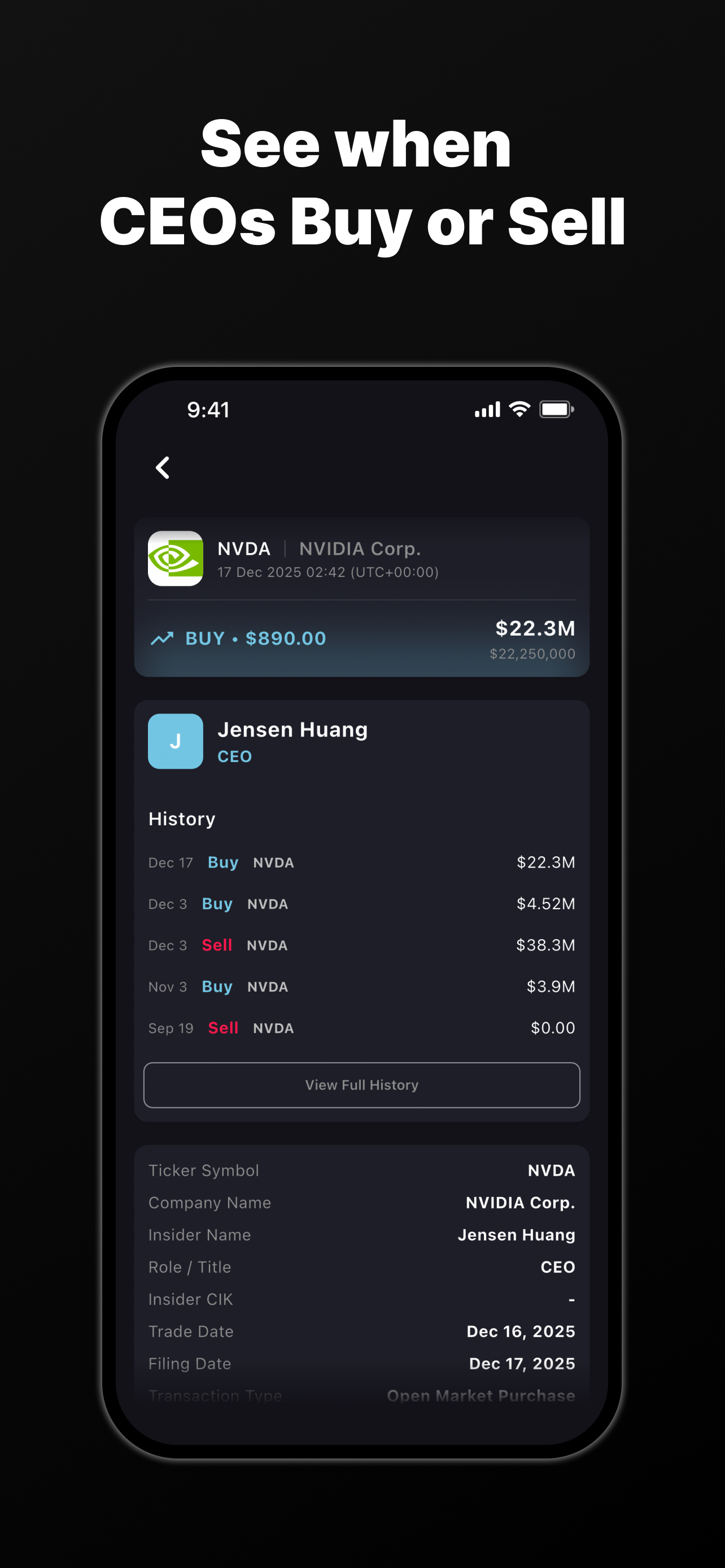 Insider Trades: Smart Money screenshot 3