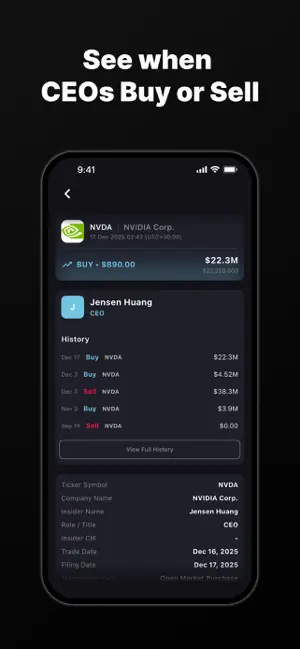 Insider Trades: Smart Money screenshot 3