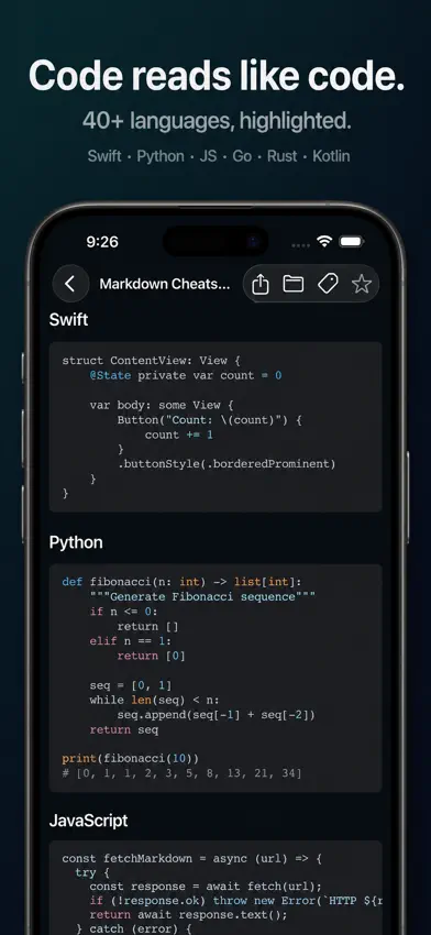 MarkD - Markdown Viewer screenshot 2