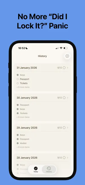 Leaving Home Checklist screenshot 2