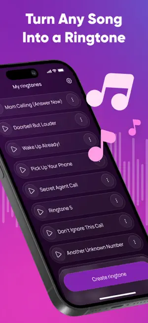Custom Ringtone Maker App screenshot 1