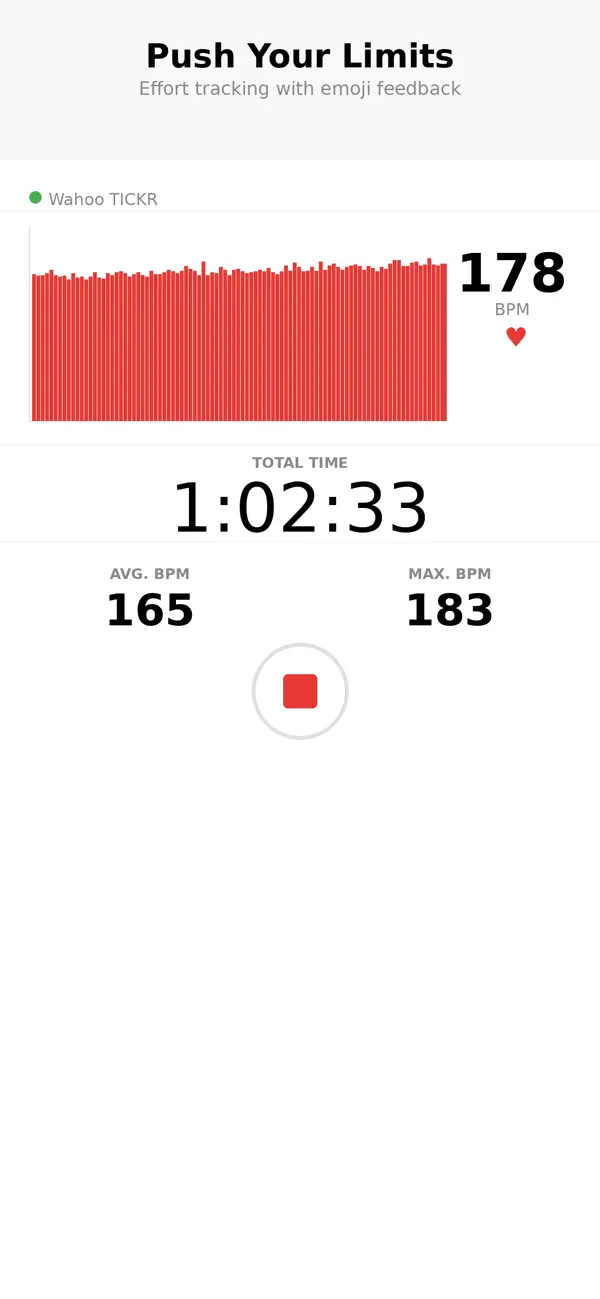 Screenshot #2 pour Tach - Heart Rate Monitor
