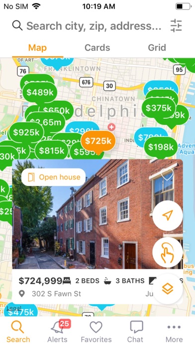 Philly Home Search Screenshot
