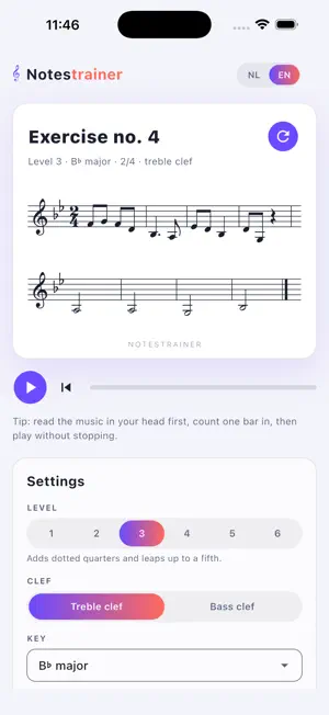 Notestrainer screenshot 4