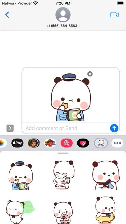 Bubu Panda Stickers- WASticker