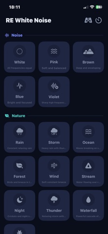 RE White Noise – Sleep Sounds のスクリーンショット