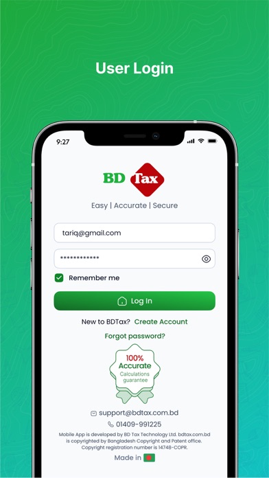 BDTax - Tax Return Online BD Screenshot
