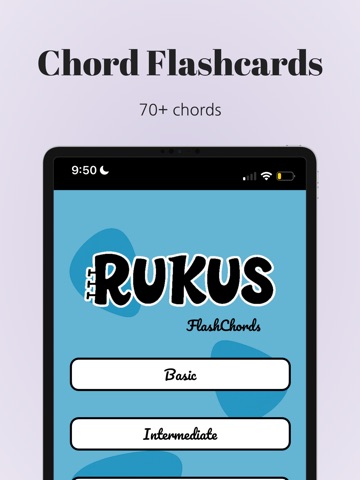 Rukus: Guitar Chord Flashcards iPad screenshot