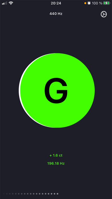 LunaTuna - Guitar Tuner Screenshot