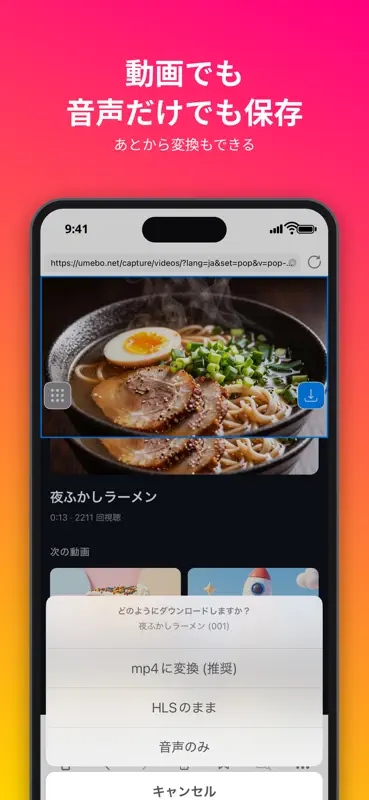 動画保存 / バックグラウンド再生 / iCap screenshot 5 of 6