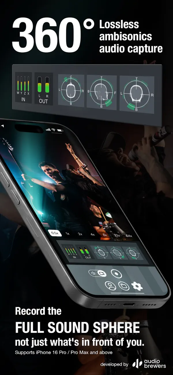 Screenshot #1 pour ab Ambisonics Recorder