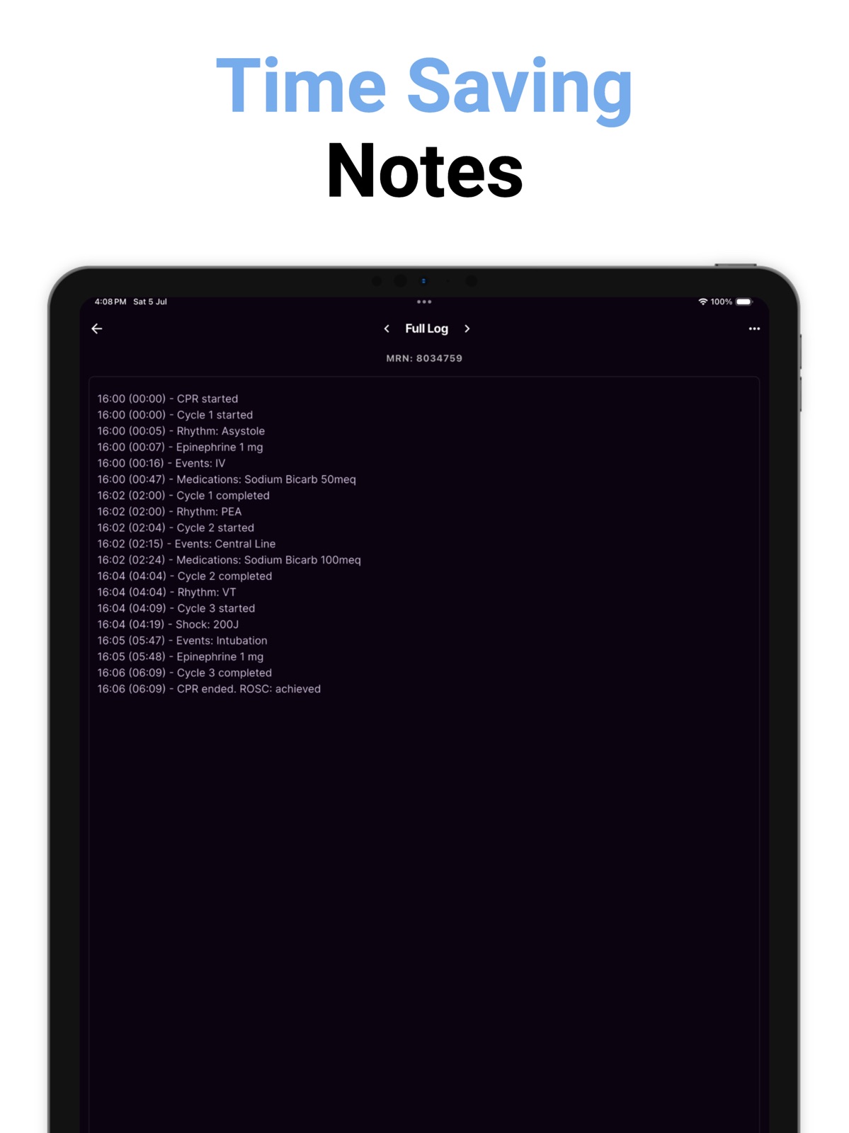 Flatliner - Code blue recorder ipad screenshot 2
