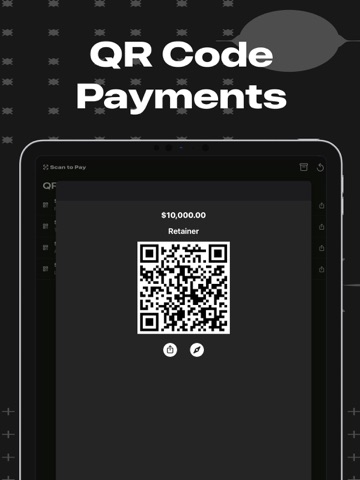 Scan to Pay · QR Code Payments iPad screenshot