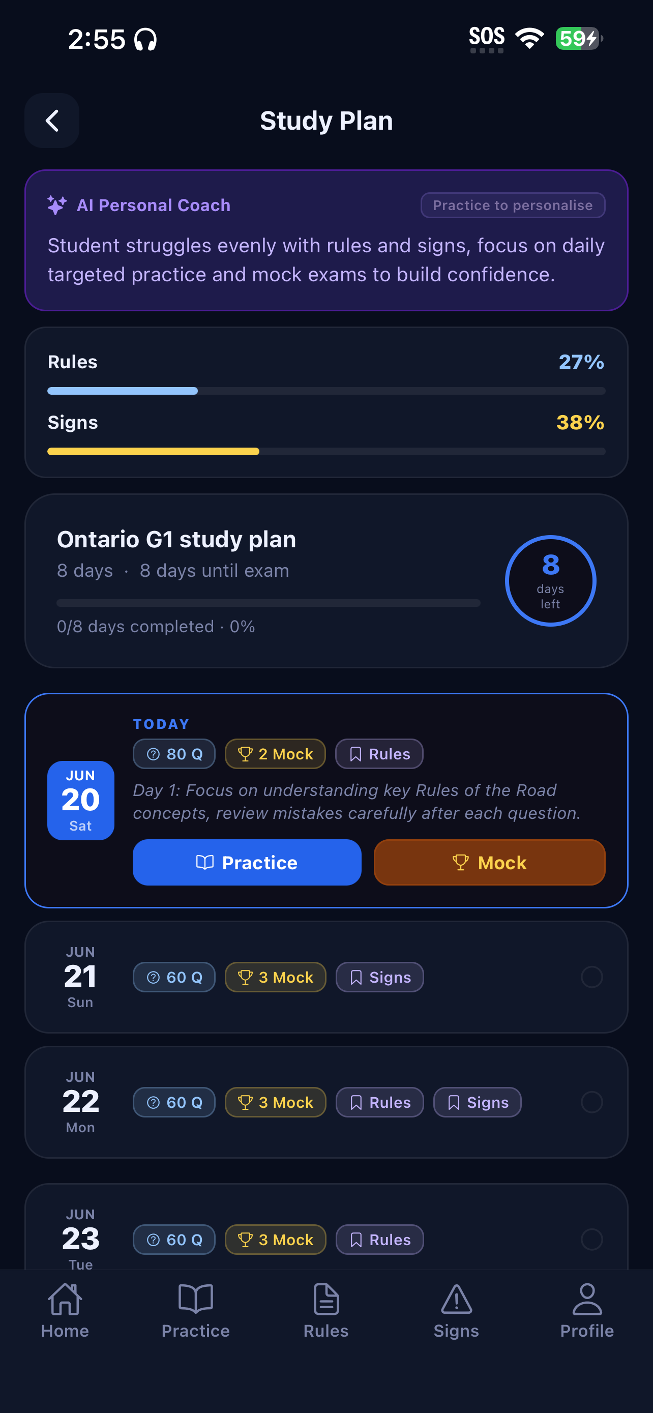 G1 Mentor: Ontario G1 Test screenshot 5