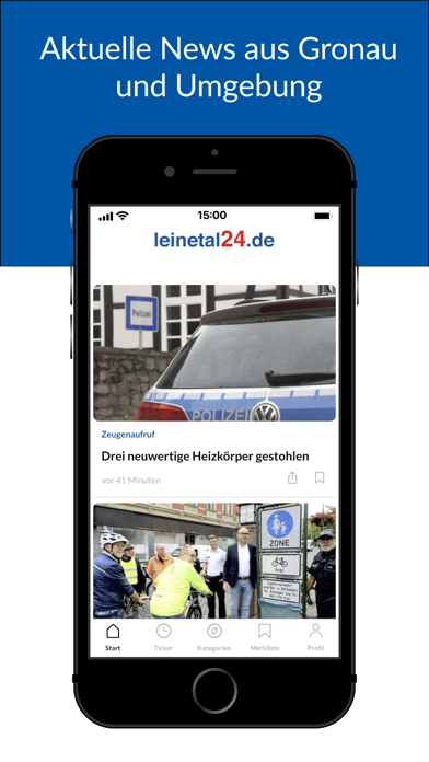 Screenshot #1 pour leinetal24.de
