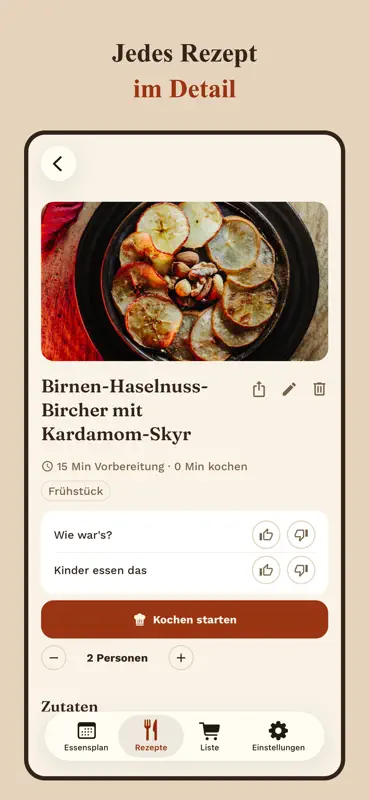 Tellerino: Essensplan & Liste screenshot 4 of 7