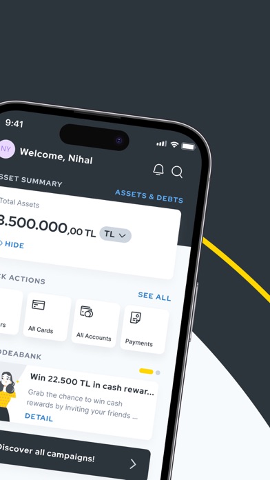 Odea Mobile Banking iPhone screenshot 3 - Finance app