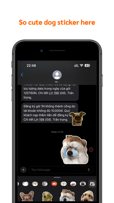 Dog meme sticker Screenshot