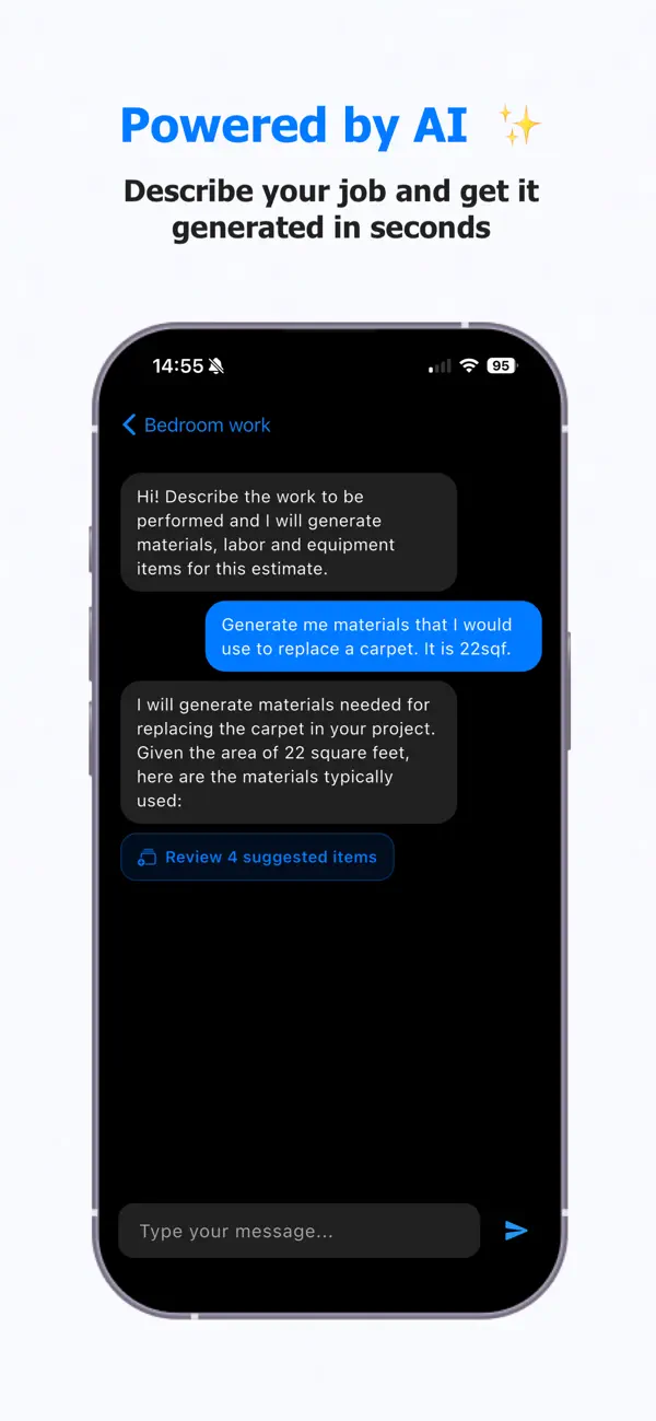 Contractor Estimator Screenshot 4