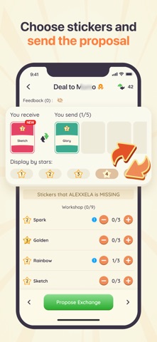 StickerHub - Sticker Exchange screenshot