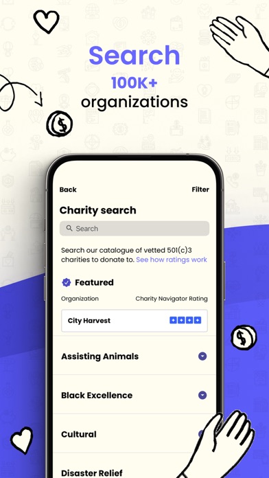 Lasting Change: Charity Donate Screenshot